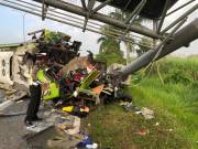 Kecelakaan Maut di Tol Sumo, Kecepatan Bus Diperkirakan Melebihi 100 Kilometer Per Jam