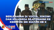 Berlebaran di Yogya, Jokowi dan Keluarga Silaturahmi ke Keraton Sri Sultan HB X