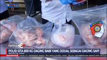 Polisi Sita 600 Kg Daging Babi Dijual dalam Kemasan Daging Sapi