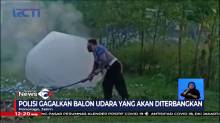 Membahayakan, Polisi Amankan Puluhan Balon Udara dan Ratusan Petasan