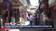 Pedagang Pernak-pernik Haji di Pasar Bong Sepi Pembeli Sejak Pandemi Covid-19