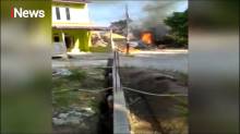 Pesawat Tempur TNI AU Jatuh dan Terbakar di Riau