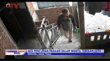 Tak Lazim, Pencurian Pakaian Dalam Wanita Terekam CCTV