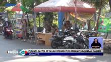 Puluhan Orang Terjaring Razia Masker di Jakarta Pusat