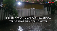 Hujan Deras, Jalan Dharmawangsa Tergenang Air 40 Centimeter