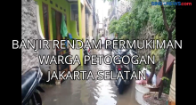 Banjir Rendam Permukiman Warga Petogogan Jakarta Selatan