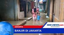 Banjir Rendam Sejumlah Kawasan di Jakarta