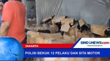 Polisi Gerebek Motor Selundupan di Jakarta