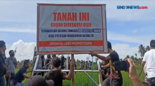 Ricuh, Eksekusi Lahan 4,5 Hektare di Lombok Tetap Dilakukan