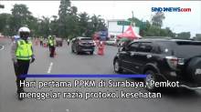 PPKM Hari Pertama, Pemkot Surabaya Gelar Razia Prokes