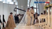 Cantiknya Felicya Angelista Berbalut Gaun Putih di Hari Pernikahan