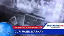 Aksi Pencurian Mobil Majikan di Palembang, Pelaku Terekam CCTV