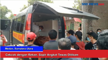 Cekcok dengan Rekan, Sopir Angkot di Medan Tewas Ditikam