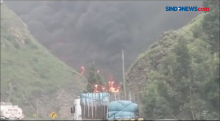 Lima Truk Tangki Terbakar di Jalan Tol San Mateo, Peru