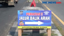 H-1 Larangan Mudik, Kendaraan Pemudik Melintasi Perbatasan Yogyakarta-Klaten