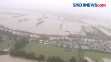 Banjir Melanda, Militer Evakuasi Warga Gunakan Helikopter