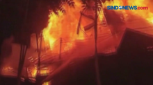 Belasan Toko dan Lapak Pedagang di Pasar At Taibah Martapura Terbakar
