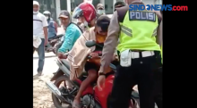 Viral! Bocah di Toraja Utara Meraung-raung Sambil Peluk Motor