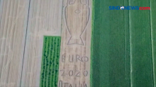 Cara Unik Seniman Ekspresikan Kegembiraan Italia Boyong Piala Eropa 2020