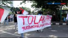 Demo Tolak Perpanjangan PPKM di Lebak Banten Ricuh