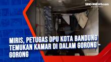 Miris, Petugas DPU Kota Bandung Temukan Kamar di Dalam Gorong - Gorong