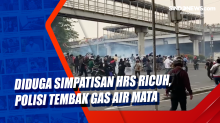 Diduga Simpatisan HRS Ricuh, Polisi Tembak Gas Air Mata