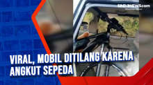 Viral, Mobil Ditilang Karena Angkut Sepeda