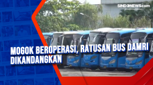 Mogok Beroperasi, Ratusan Bus DAMRI Dikandangkan