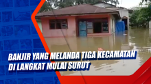 Banjir yang Melanda Tiga Kecamatan di Langkat Mulai Surut