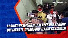 Ardhito Pramono Jalani Asesmen ke BNNP DKI Jakarta, Didampingi Jeanne Sanfadelia