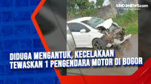Diduga Mengantuk, Kecelakaan Tewaskan 1 Pengendara Motor di Bogor