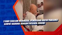3 Hari sebelum Meninggal, Pengusaha Arifin Panigoro Sempat Ngobrol dengan Presiden Jokowi