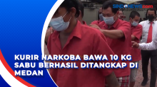 Kurir Narkoba Bawa 10 Kg Sabu Berhasil Ditangkap di Medan