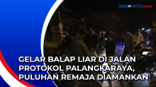 Gelar Balap Liar di Jalan Protokol Kota Palangkaraya, Puluhan Remaja Diamankan