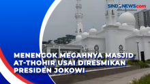Menengok Megahnya Masjid At-Thohir Usai Diresmikan Presiden Jokowi