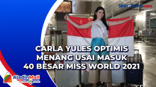 Carla Yules Optimis Menang Usai Masuk 40 Besar Miss World 2021