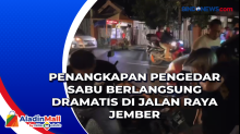 Penangkapan Pengedar Sabu Berlangsung Dramatis di Jalan Raya Jember