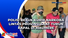 Polisi Bekuk Kurir Narkoba Lintas Provinsi Saat Turun Kapal di Maumere
