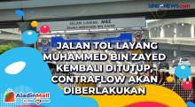 Jalan Tol Layang Muhammed Bin Zayed Kembali Ditutup, Contraflow Akan Diberlakukan