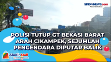Polisi Tutup GT Bekasi Barat Arah Cikampek, Sejumlah Pengendara Diputar Balik