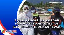 5 Hari Pencarian, Korban Hanyut di Pantai Citepus Sukabumi Ditemukan Tewas