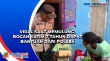 Viral saat Memulung, Bocah Yatim 7 Tahun Dapat Bantuan dari Polsek Banjarsari Surakarta