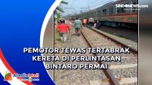 Pemotor Tewas Tertabrak Kereta di Perlintasan Bintaro Permai
