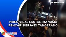 Video Viral Lautan Manusia Pencari Kerja di Tangerang