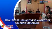 Awal Perselisihan TNI Vs Angkot di Cibadak Sukabumi