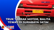 Truk Tabrak Motor, Balita Tewas di Surabaya Jatim