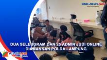 Dua Selebgram dan 25 Admin Judi Online Diamankan Polda Lampung