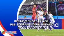 Kejar Mengejar Gol, PSS Sleman Tahan Imbang RANS Nusantara