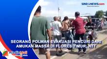 Seorang Polwan Evakuasi Pencuri dari Amukan Massa di Flores Timur, NTT