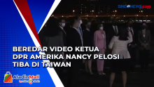Beredar Video Ketua DPR Amerika Nancy Pelosi Tiba di Taiwan